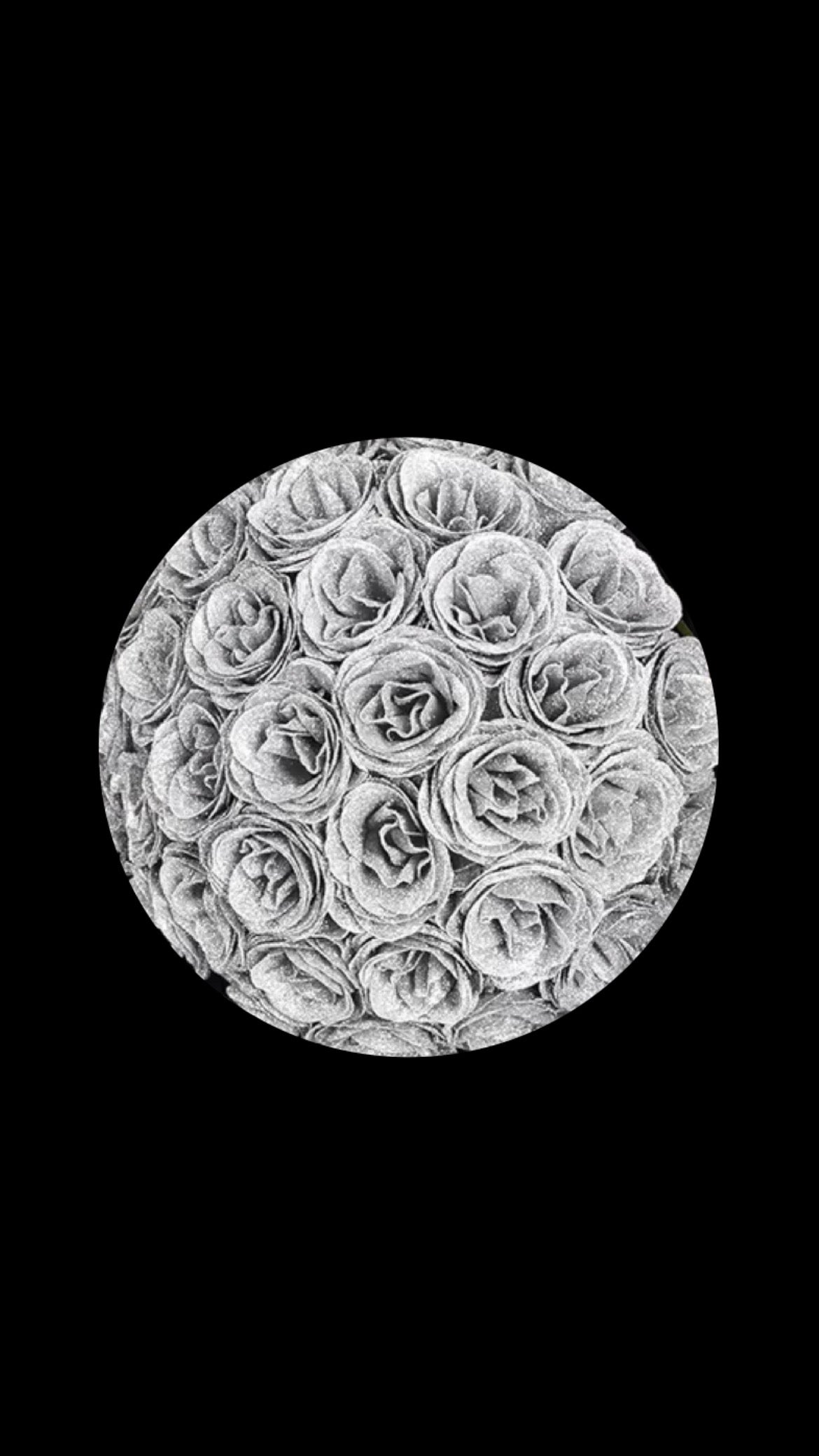 Basic Colored Glitter Roses