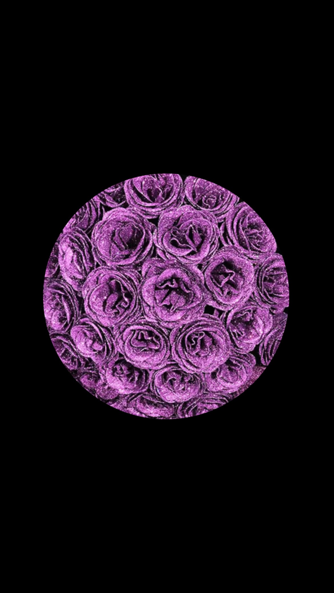 Basic Colored Glitter Roses