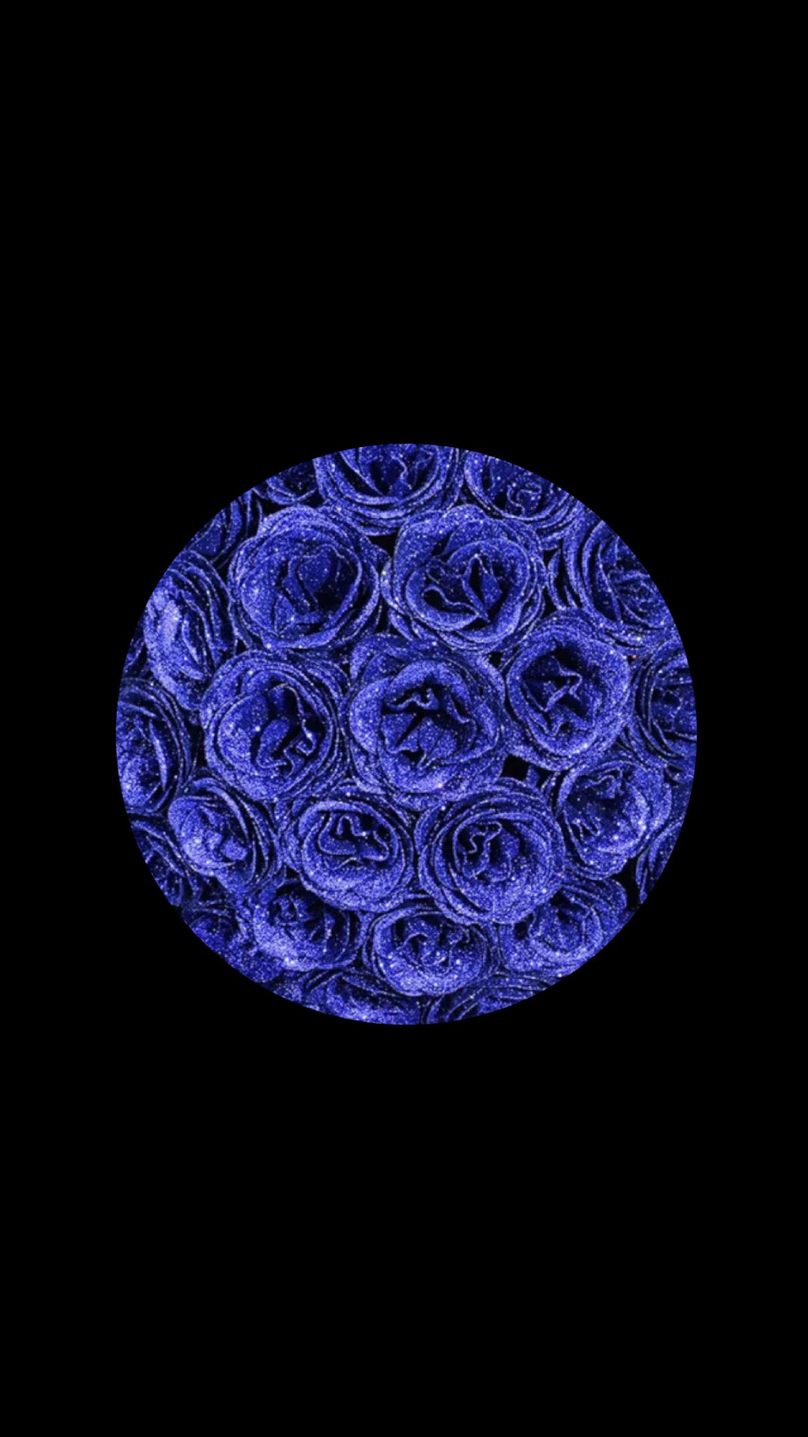 Basic Colored Glitter Roses