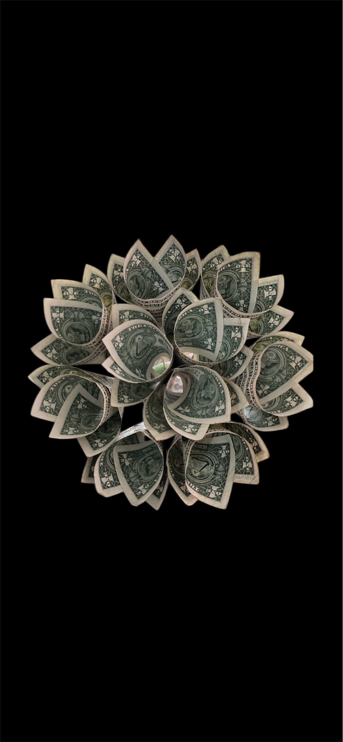 Peony Money Bouquet